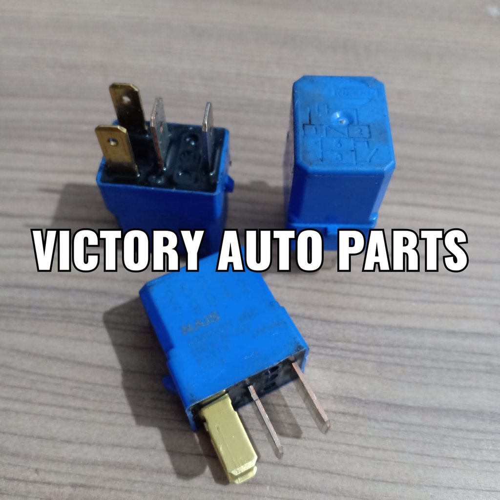 Relay nissan biru nais acm33221 m30 12v kaki 4 ori copotan