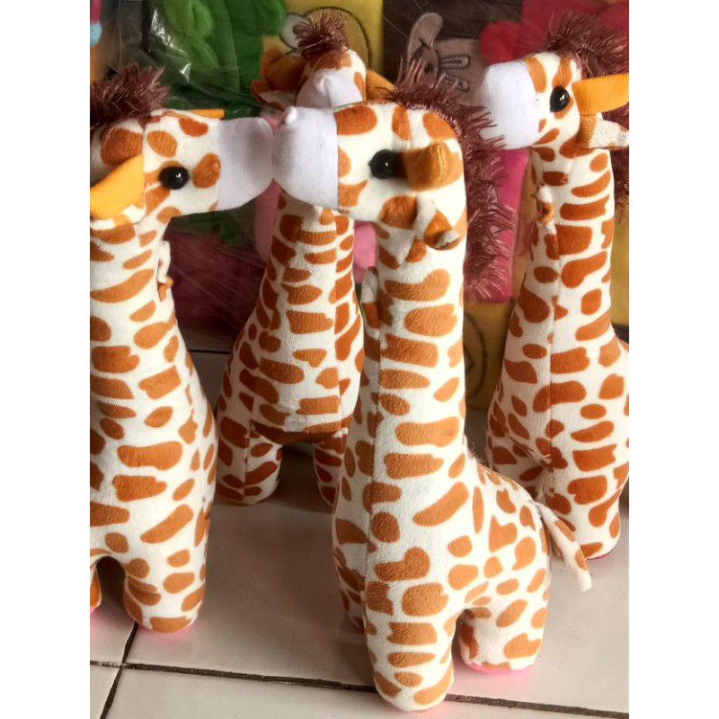 boneka jerapah mainan anak karakter kuda