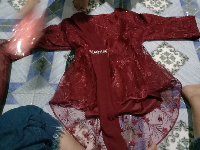 Maura Couple - Sania Ruffle Batik Couple Ori Ndoro Jowi Garansi Termurah Shopee - Batik Solo Modern