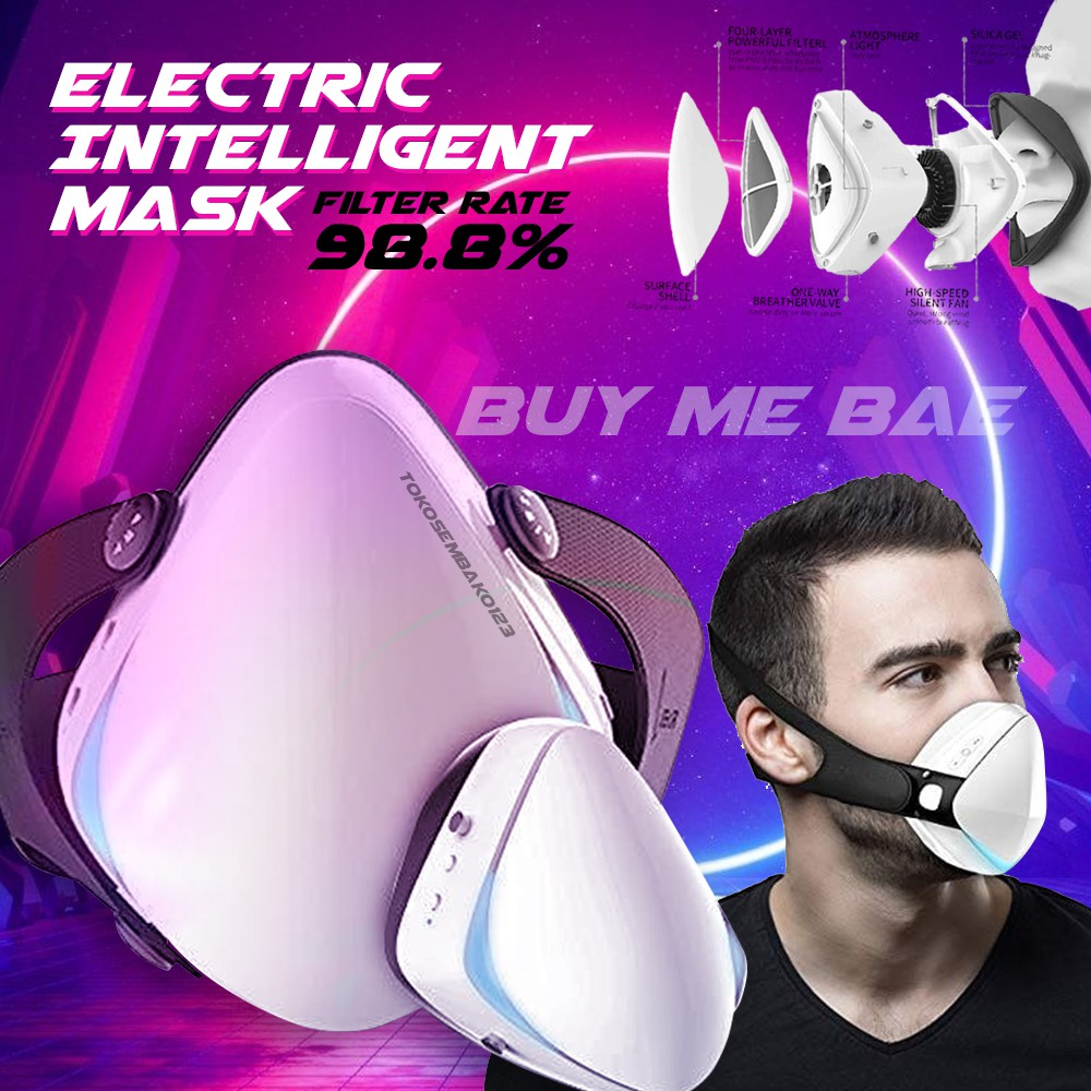 Masker Elektrik Fashion - Electric Intelligent Mask N95 KF94 KN95