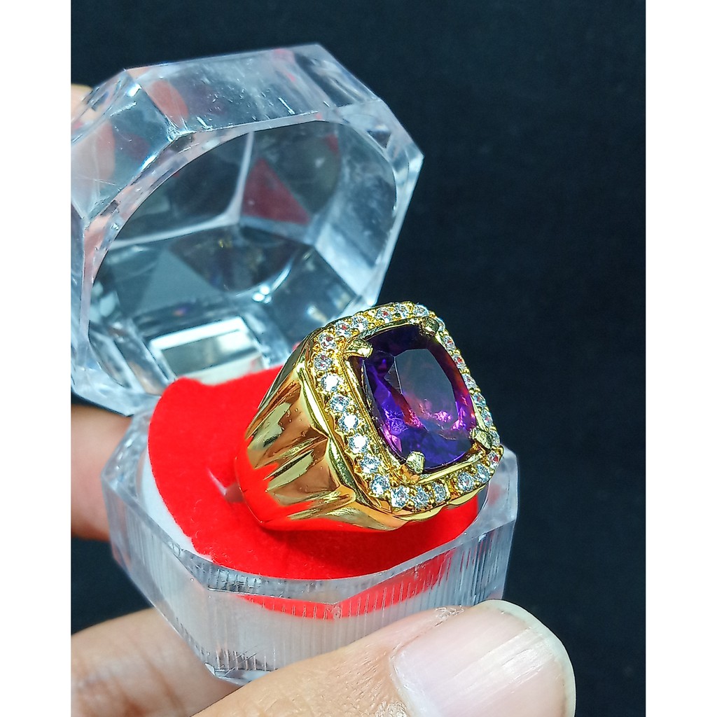 BATU PERMATA KECUBUNG AMETHYST ASLI