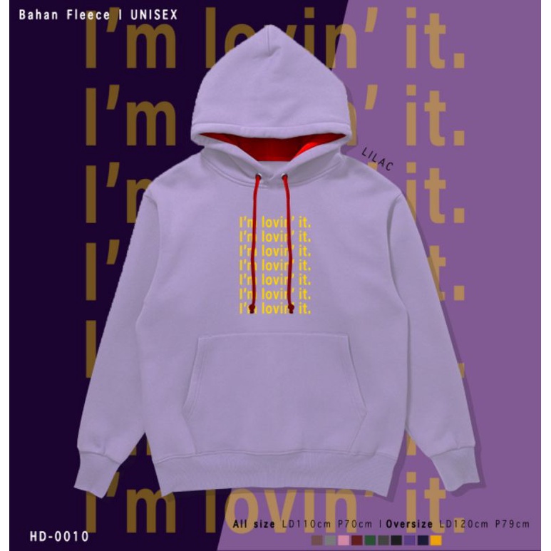 DISKON LEBAYY!!HOODIE FLEECE BTS MEAL MCD ALLSIZE/OVERSIZE/JUMBO UNISEX