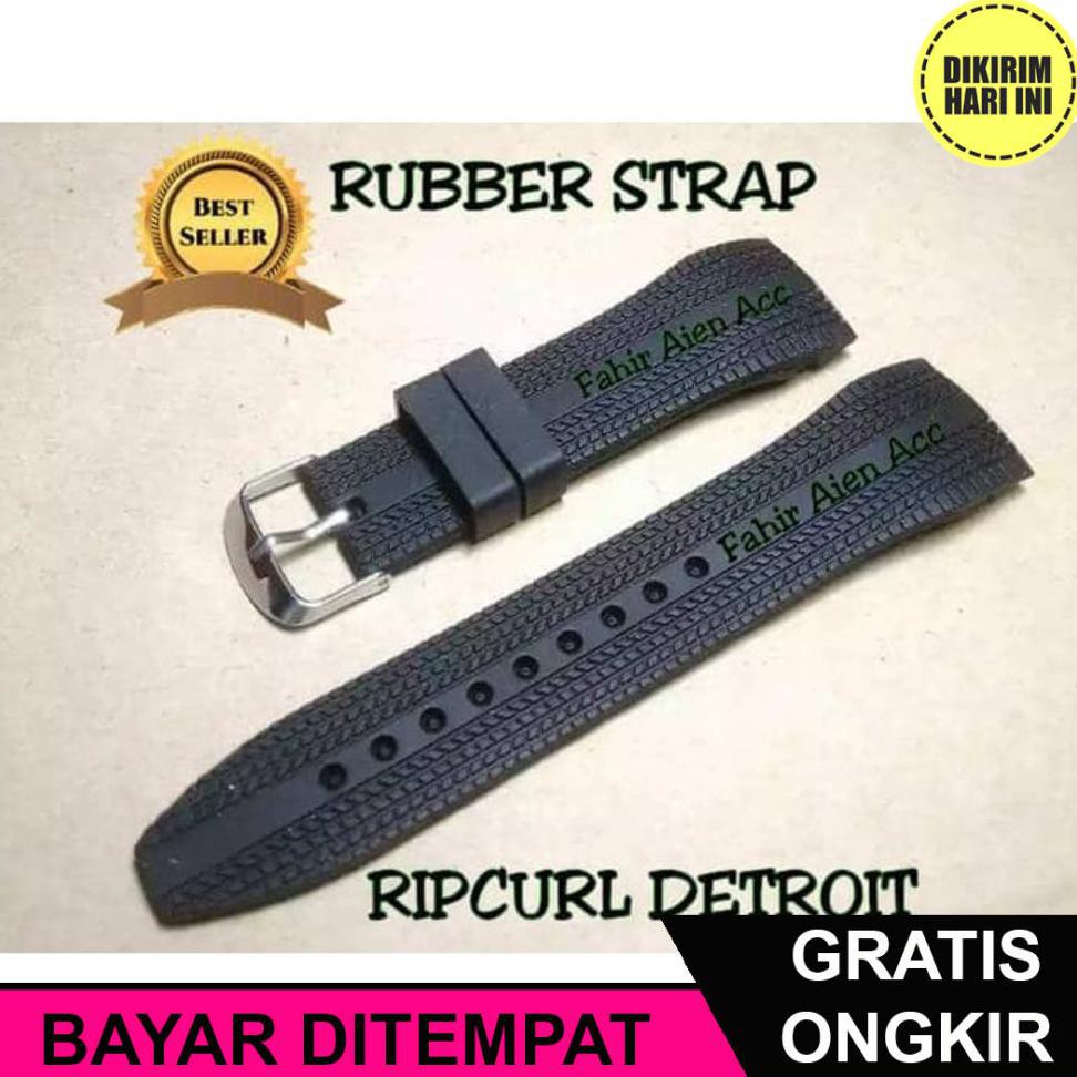 (BAYAR DITEMPAT) OE5679 TALI JAM TANGAN RIP CURL DETROIT RUBBER STRAP
