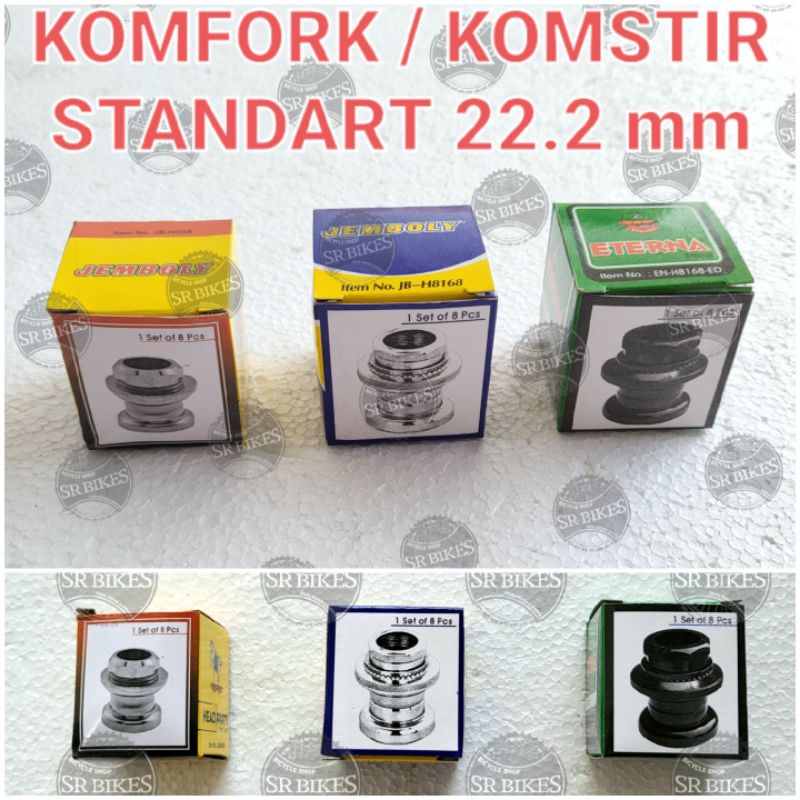 Komfork Headset Headparts Mangkok 22.2 mm Sepeda