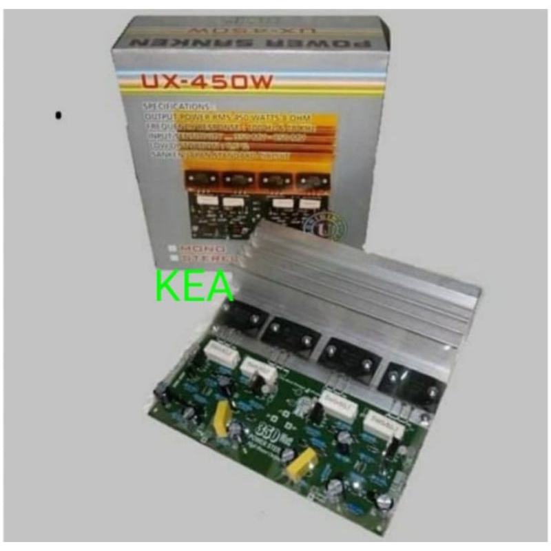 Kit Power Amplifier UX 450 Stereo TR Sanken