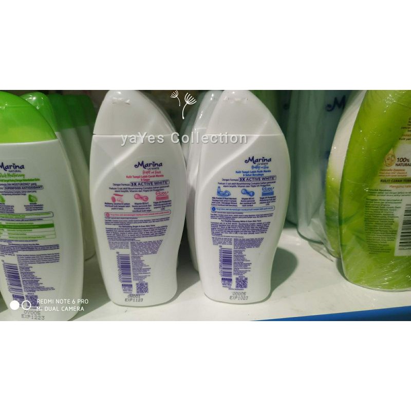 Marina Natural hand &amp; body lotion 92/95/100 ml remaja sunscreen E handbody UV Avocado sweet Almond honey