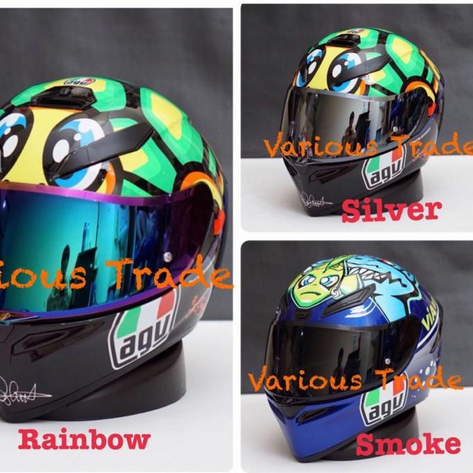 Visor Iridium Flat Agv K3sv / K1 / K5 Visor Model Agv pista GPR Murah Termurah