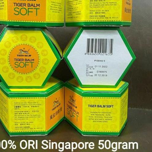 Tiger Balm Original Singapore Balsem Tiger Macan Harimau White Ointment Soft Red Ointment
