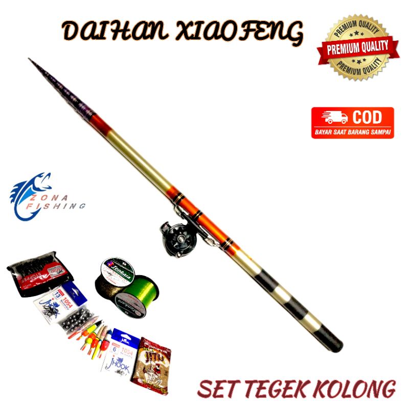 Set Joran Tegek Custom Kolong DAIHAN 450 Cm KOMPLIT