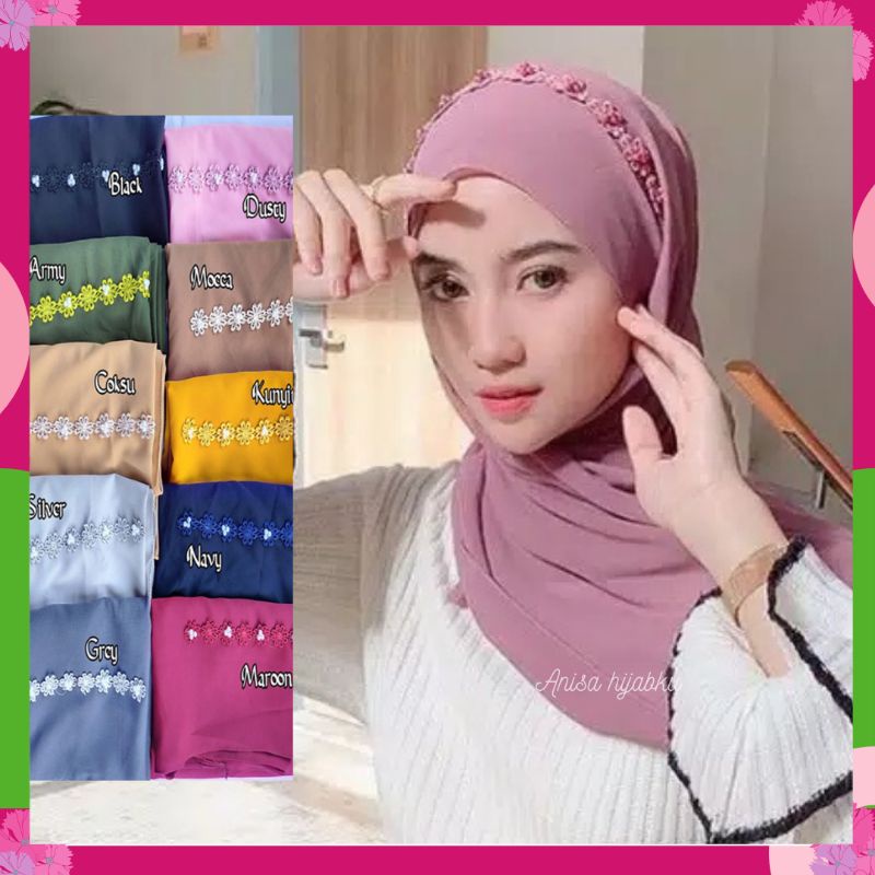 PASHMINA MUTIARA/PASHMINA DIAMOND MUTIARA/PASHMINA PESTA