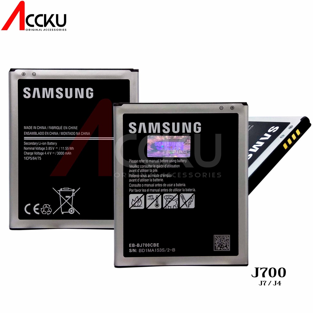 BATRE SAMSUNG J7 2015 J700 / BATTERY  SAMSUNG J4 2018 J400/ EB-BJ700BBU ORIGINAL