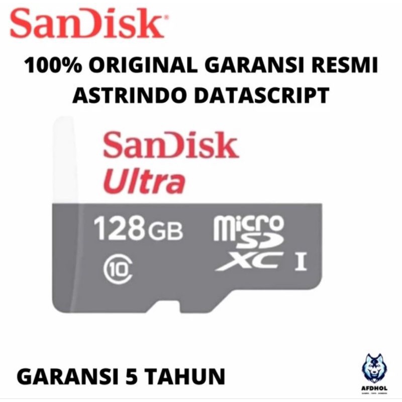 MEMORY MICRO SD CARD SANDISK ULTRA 128GB  64GB 32GB CLASS 10 ORIGINAL MC MEMORY CARD SANDISK ORIGINAL DATA MEMORY MC MICRO SD CARD SANDISK ULTRA 128GB ORIGINAL