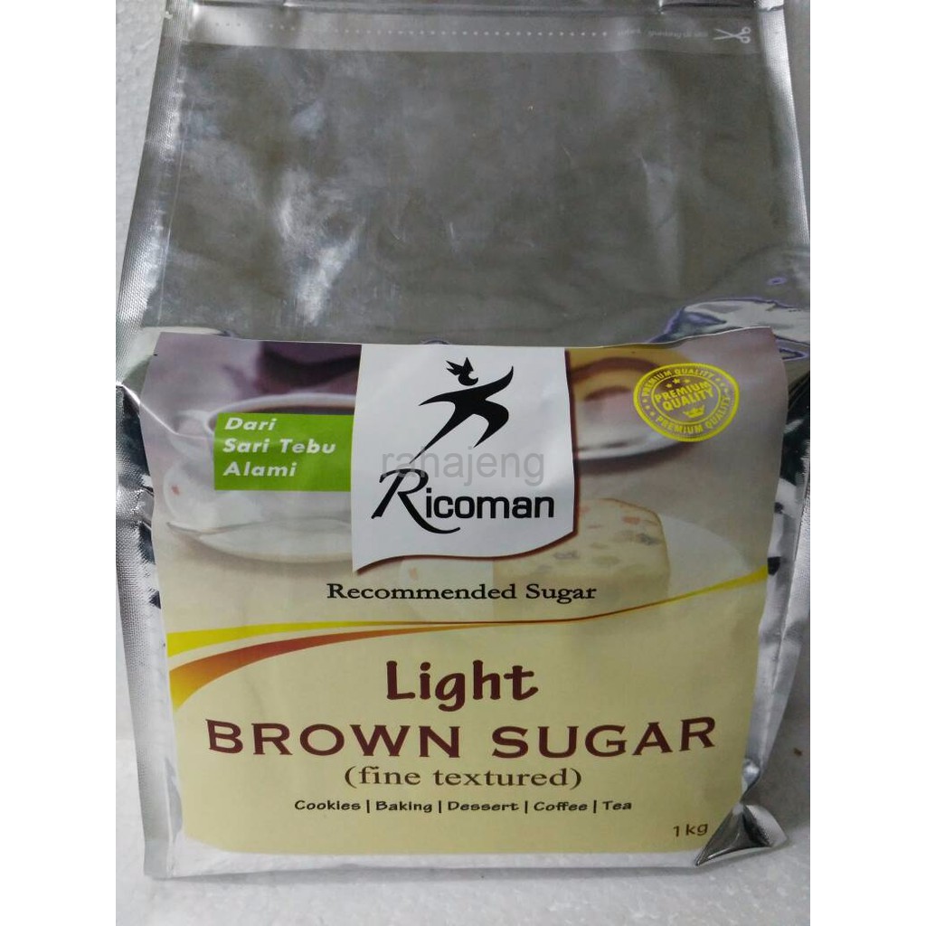 

Ricoman Light Brown Sugar 1kg