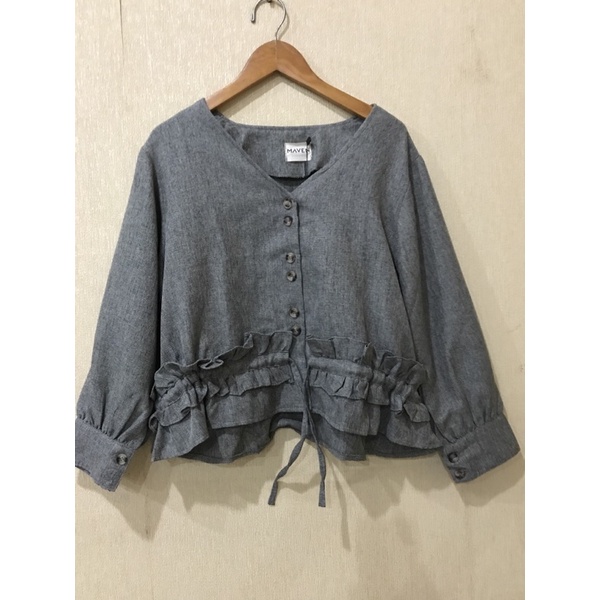 Maven Gemma top grey New with tag