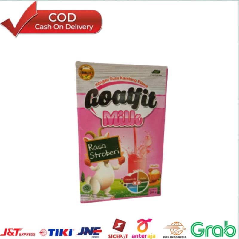 

Susu Kambing Goatfit Milk Etawa Asli Original Rasa Strawberry
