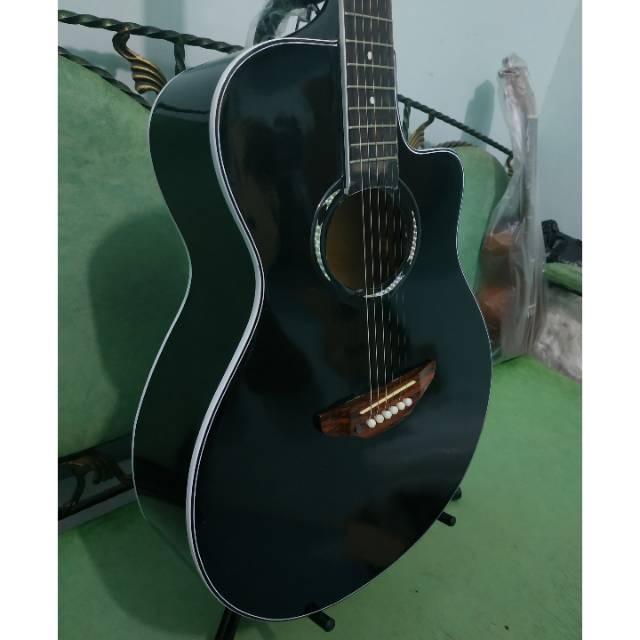 Gitar Akustik Merk Yamaha Tipe Apx500 Hitam Sunkay Trusrod Senar String Murah Jakarta