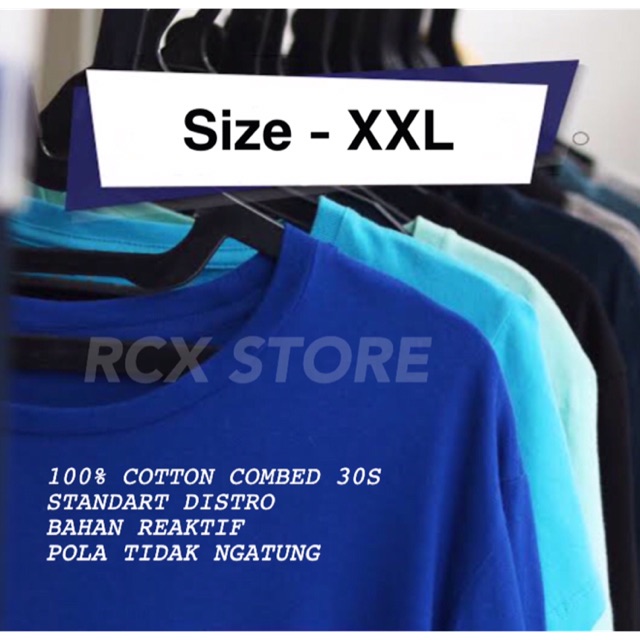 KAOS POLOS XXL COTTON COMBED 30S KAOS POLOS COWOK KAOS POLOS CEWEK GROSIR KAOS MURAH GROSIR BAJU