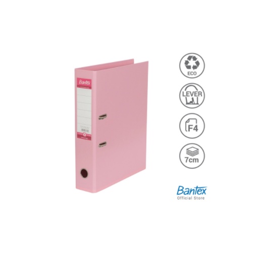 

Bantex Lever Arch File Ordner Plastic 7cm Folio Musky Pink #1465 74