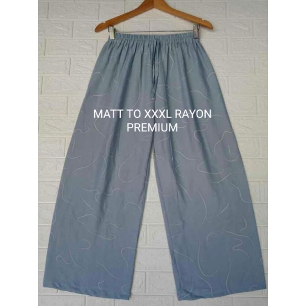 CELANA KULOT CACING MATT TO XXXL