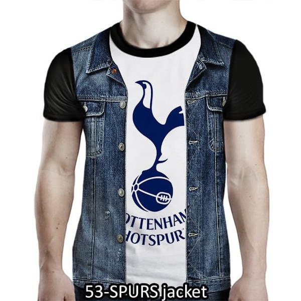 Kaos Keren 3D kaos 3d anime superhero SPURS JACKET - 53 Baju Remaja Cowok Unik Kids Jaman Now Bukan