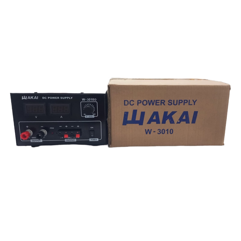 POWER SUPPLY WAKAI 30A DIGITAL NEW