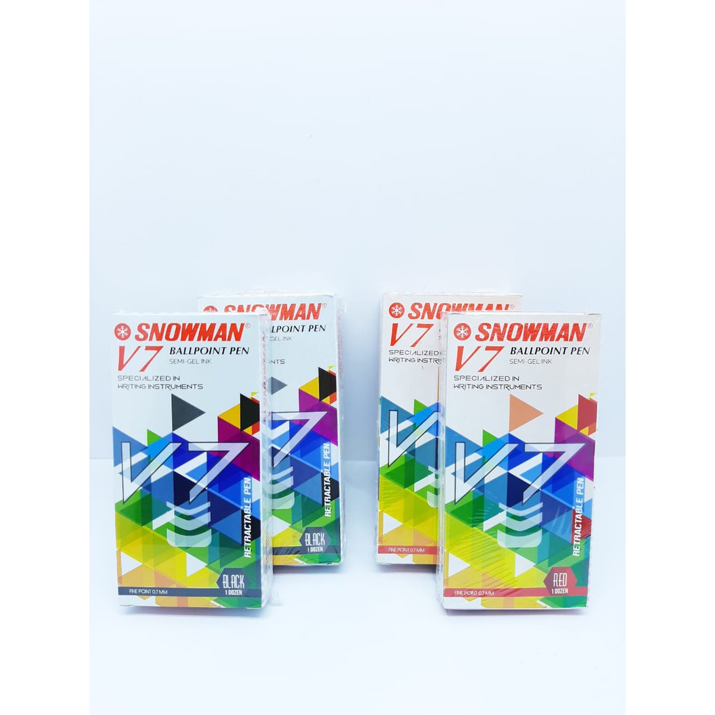 

SERI BALLPOINT V-7 0.7 CRYSTAL SNOWMAN PERPAK
