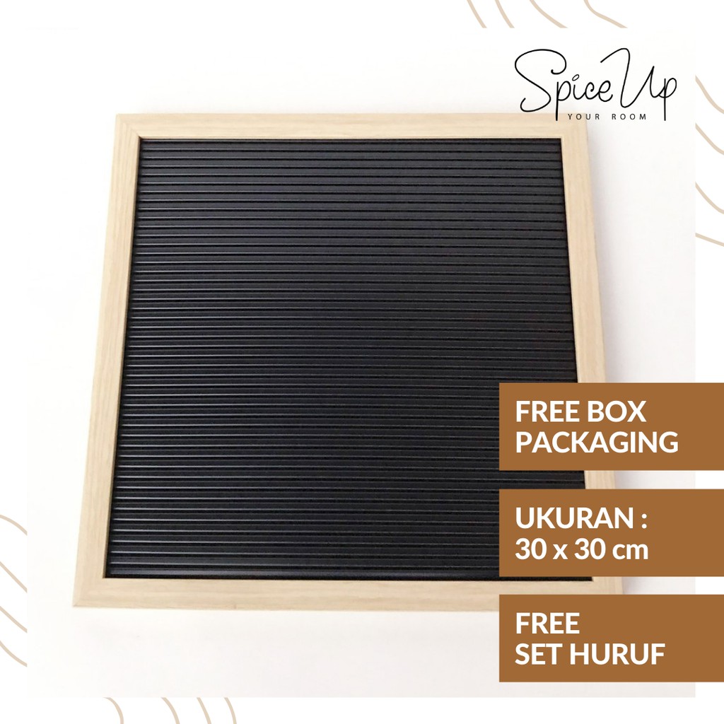 

FELT LETTER BOARD SET LENGKAP Untuk Bayi / PAPAN NAMA / Dekorasi (Ukuran 30 x 30 cm)