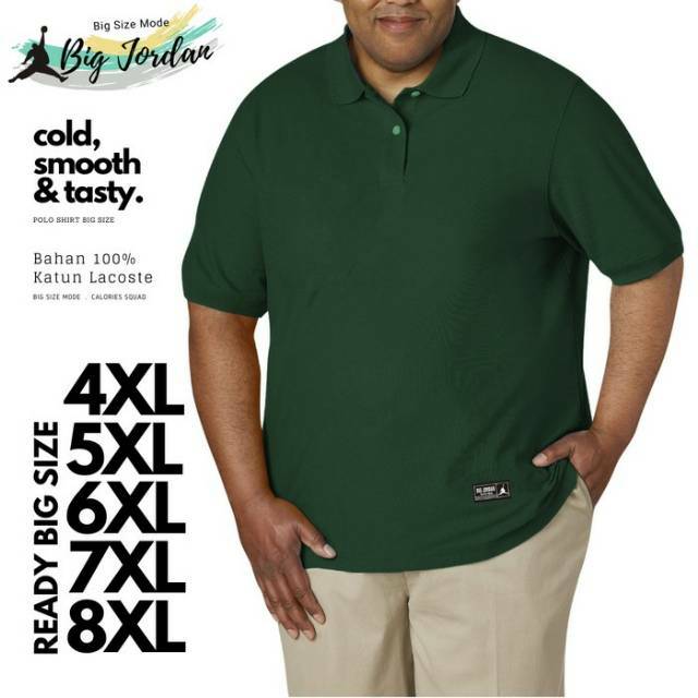 PAPMART - Kaos Polo Bigsize,Kaos Jumbo Big Size 4X,5XL,6XL,7XL,8XL