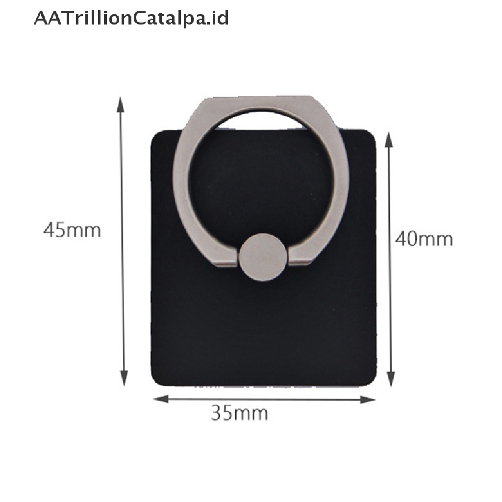 Aatrillioncatalpa 4Pcs Ring Holder Hp Bentuk Segitiga Untuk Iphone