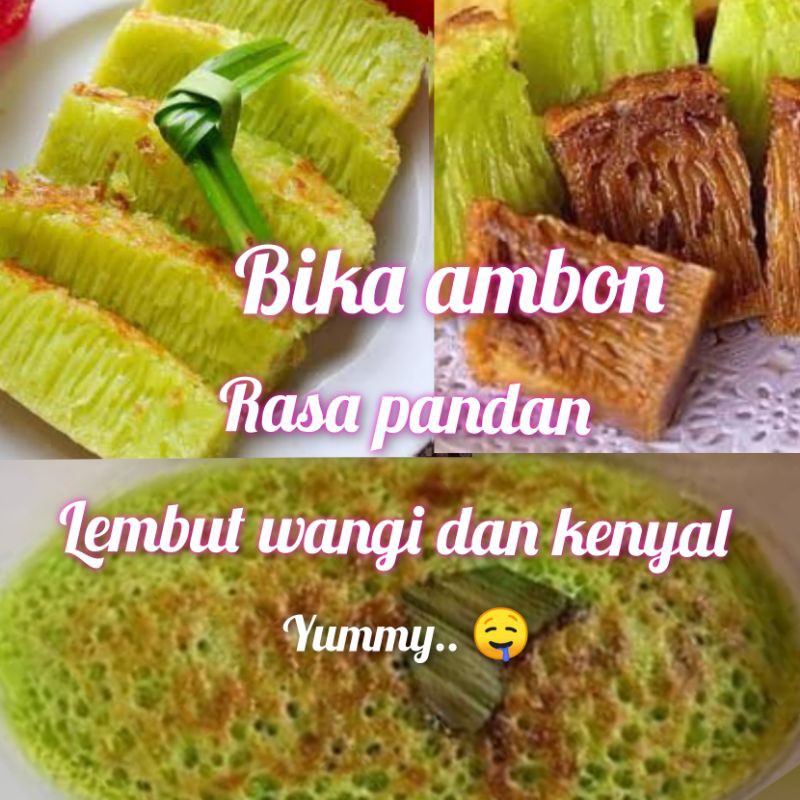 

bika ambon pandan