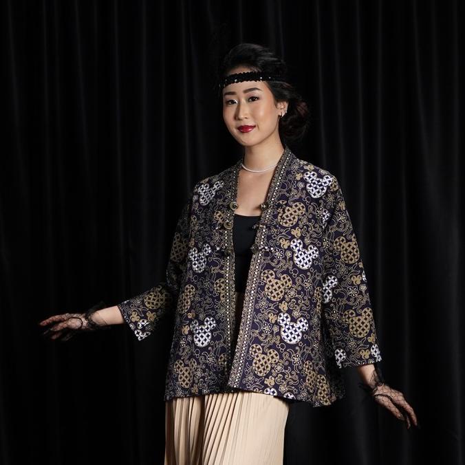 NONA RARA - Fancy Disney T1164, Baju atasan kerja blouse batik wanita