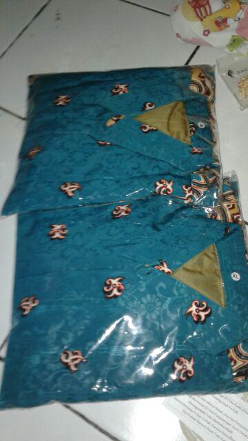 Syafin - Promo Semi Sutera Batik Couple Gamis Sutera Premium Original Solo Dolby Embos Seragaman