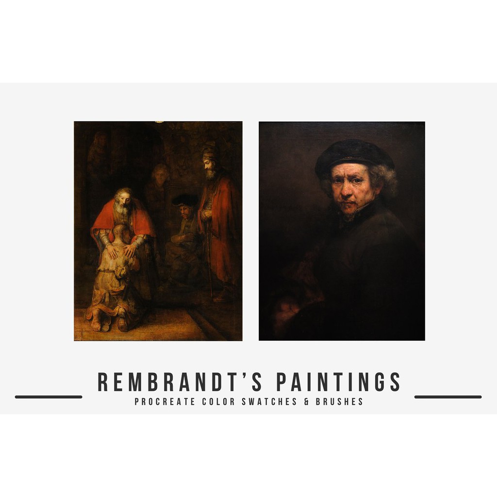 Procreate Brush - Rembrandt's Art