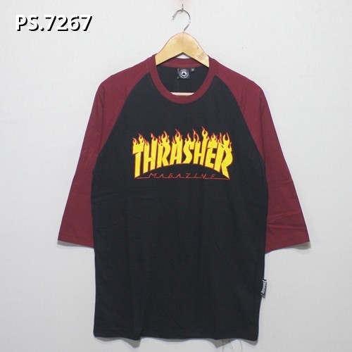 Kaos Distro Reglan 3/4 Thrasher 7267