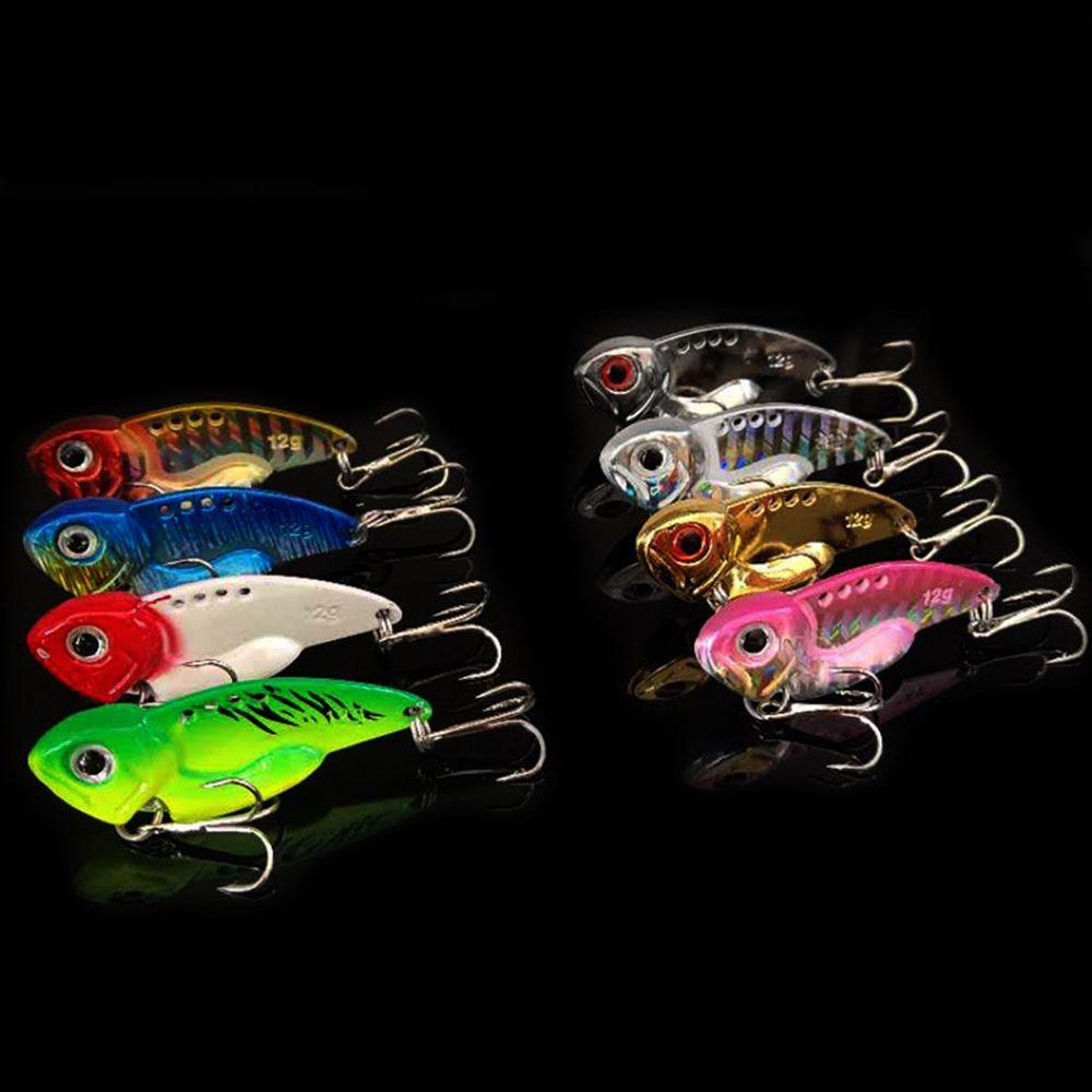 Wonder Fishing Metal VIB Lures Kait Bass Keras Getaran Hidup Bergetar Sendok Umpan