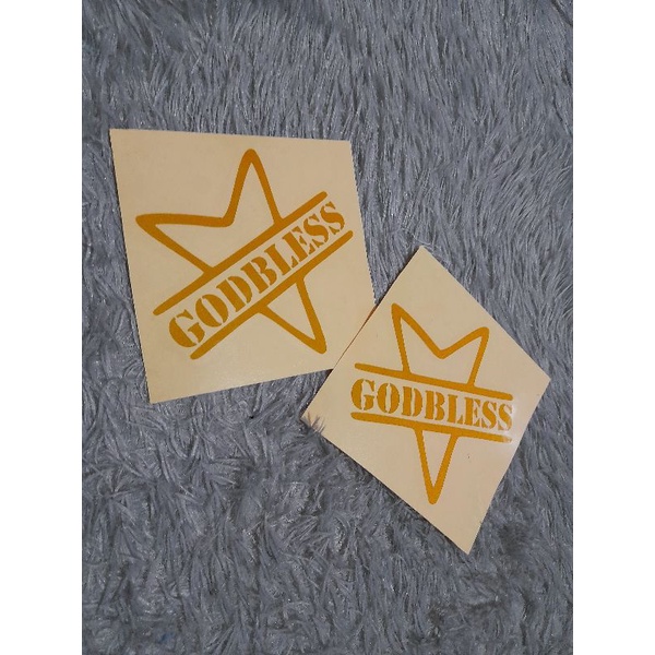 

Stiker Cutting "God Bless