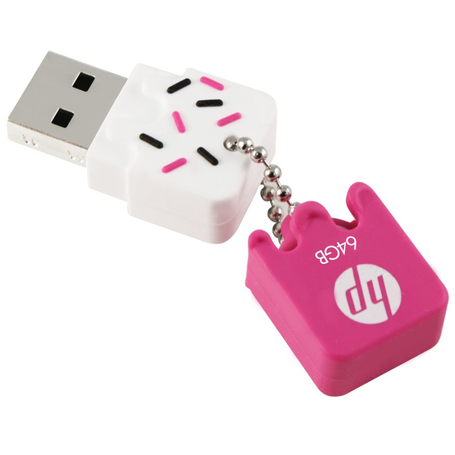 Flash Disk  Flashdisk HP V178P 64GB Pink USB 2.0