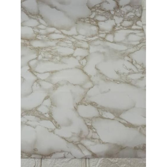 ۩ Marble brown line 45 cm x 10 mtr ~ Wallpaper sticker dinding ➥