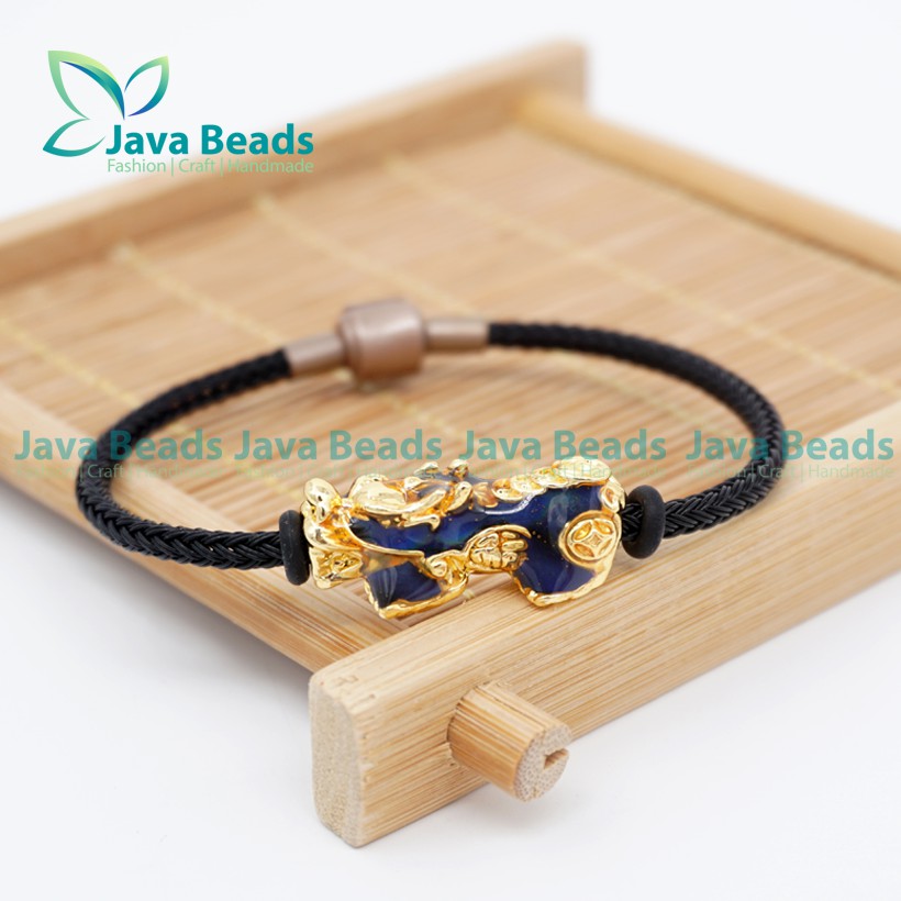 Gelang Feng Shui Gelang Pixiu 3D Gelang Tali Kawat AntiAir Pixiu Berubah Warna