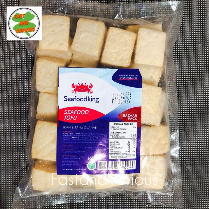 

Seafood Tofu Seafood King 500gr