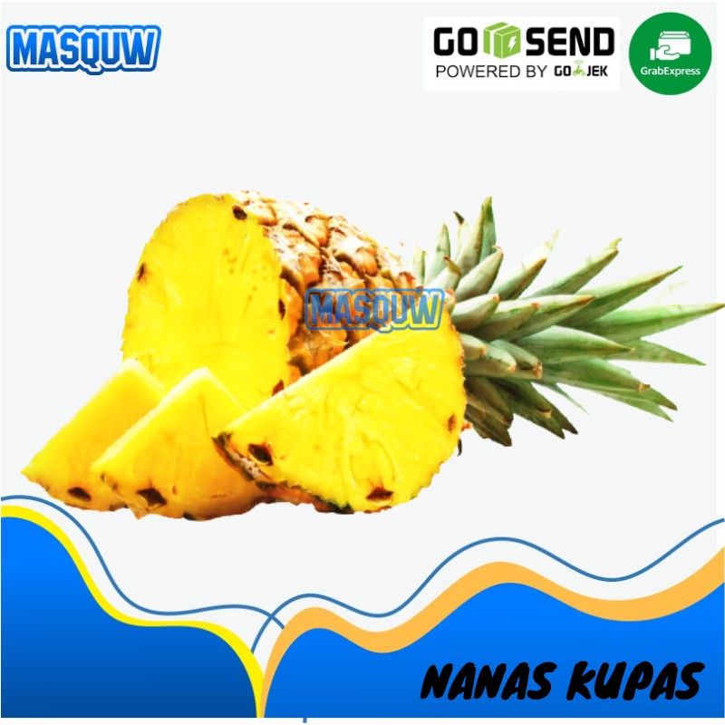 

BUAH NANAS MADU / MUDA KUPAS SEGAR FRESH PASAR SIDOARJO