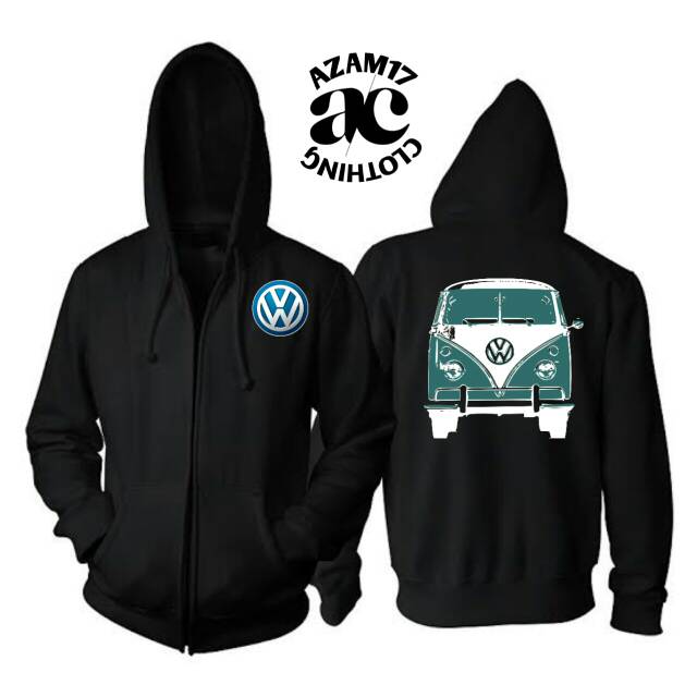 Jaket Zipper Hoodie VOLKSWAGEN / VW ,MOBIL CLASSIC