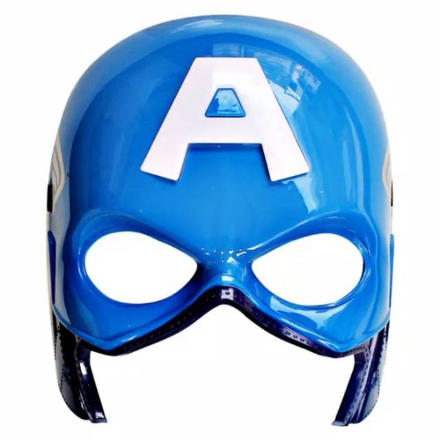 Topeng Captain America LED - Capt Amerika Mask Anak Edukatif Avengers