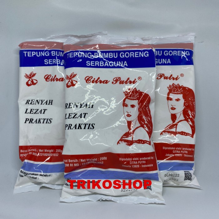 

TERBARU Tepung Bumbu Serbaguna Citra Putri 250 gram