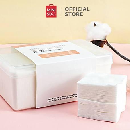 COD Denpasar MINISO Facial Cotton Pads Kapas Wajah Putih Kapas Tipis Kapas Toner Kapas Miniso