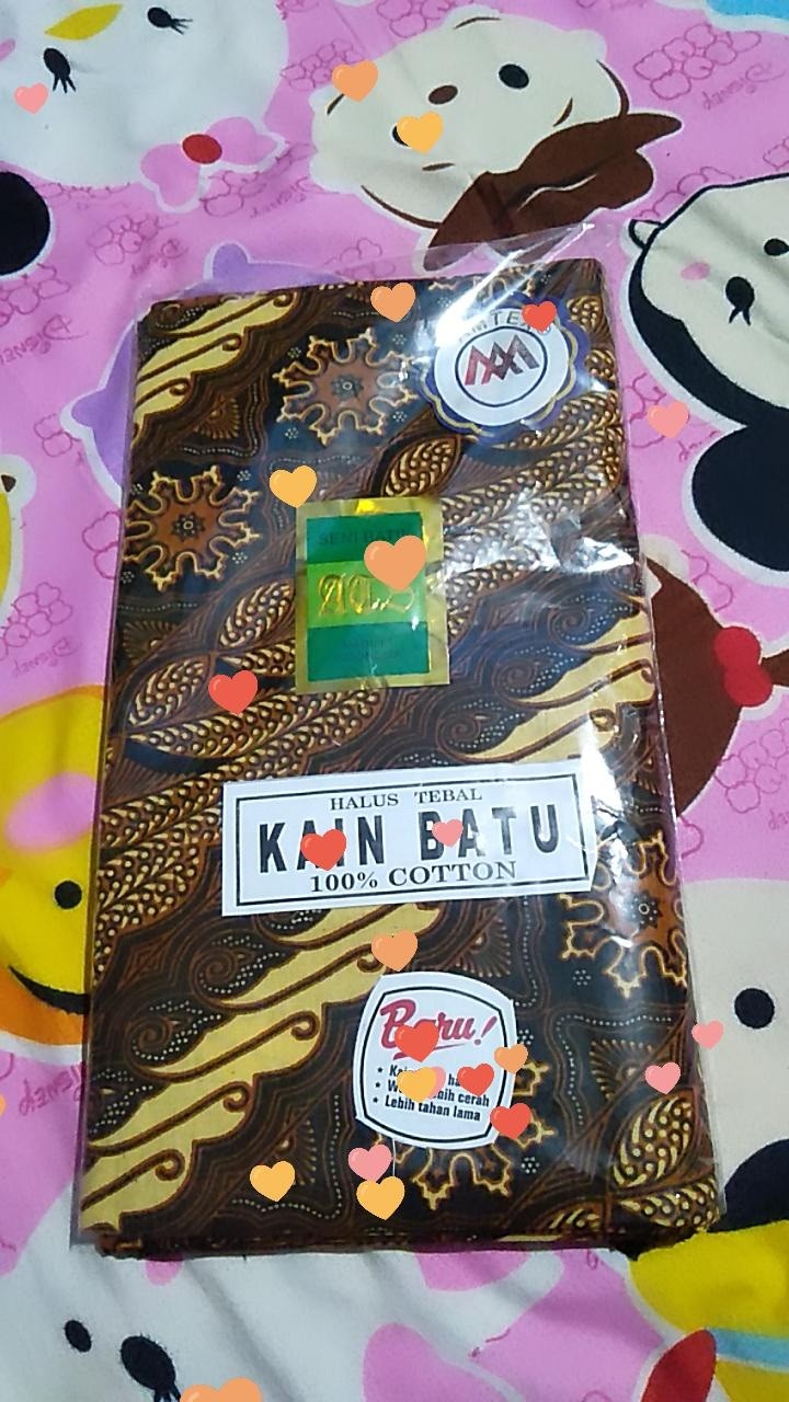 Kain Batik / Kain Panjang Dua Palu Solo Cap Cent 1.9 X 1 Meter