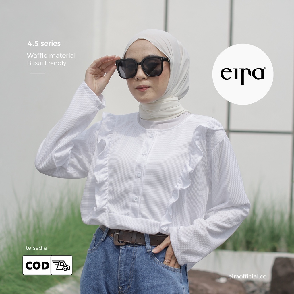 Baju Atasan Long Tunik Terbaru Import Warna Putih Wanita Terbaru 2021 Kekinian