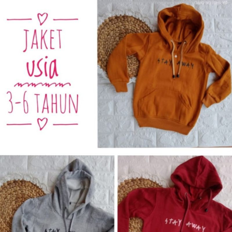 SWITER HOODIE ANAK/SIZE M L XL,PERKIRAAN USIA 3-6 TAHUN,TERGANTUNG POSTUR ANAK.