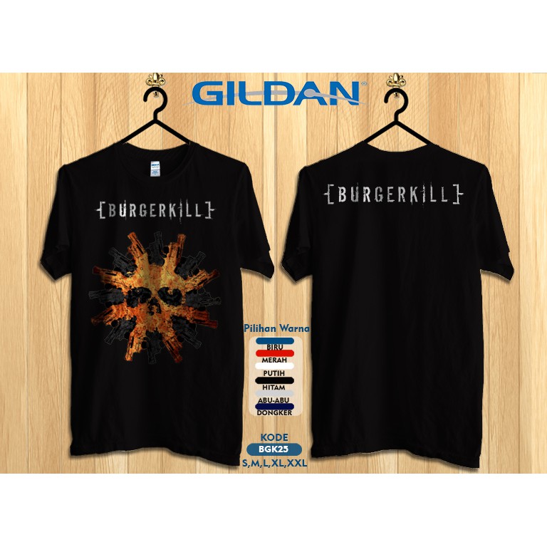 Kaos burgerkill band original gildan softstyle bgk25