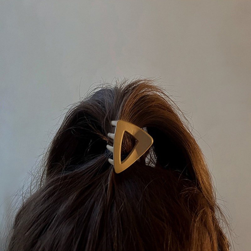 Jepit Rambut Bahan Akrilik Gaya Korea Bentuk Geometris Untuk Hiasan Kepala